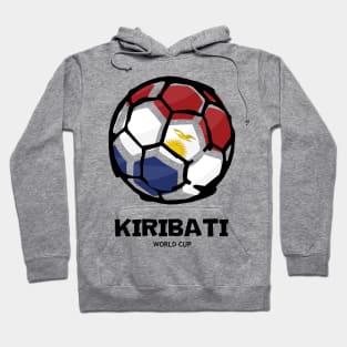 Kiribati Football Country Flag Hoodie